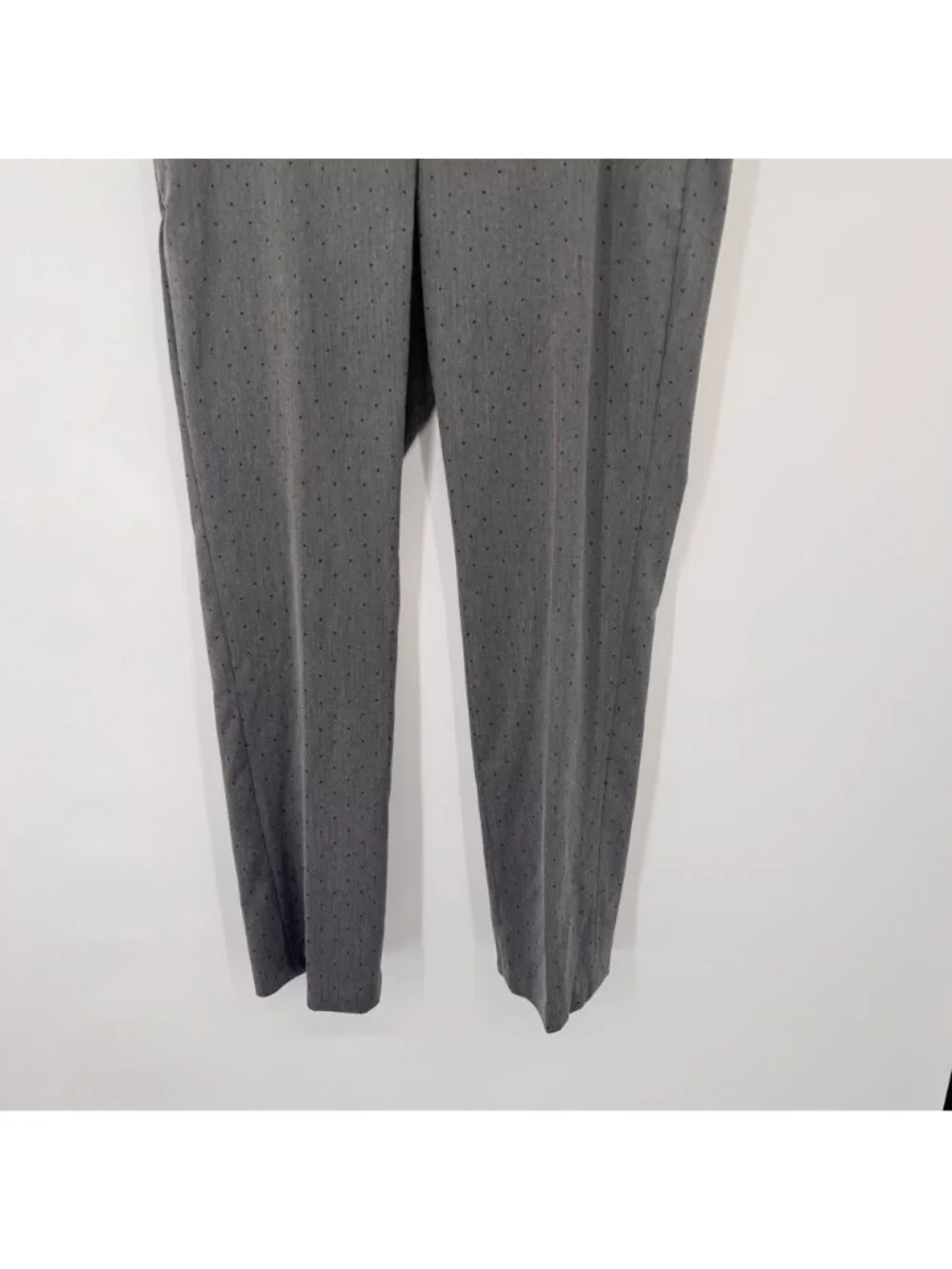 Banana Republic Womens Gray Pin-Dot Dress Pants Size 12  slim leg